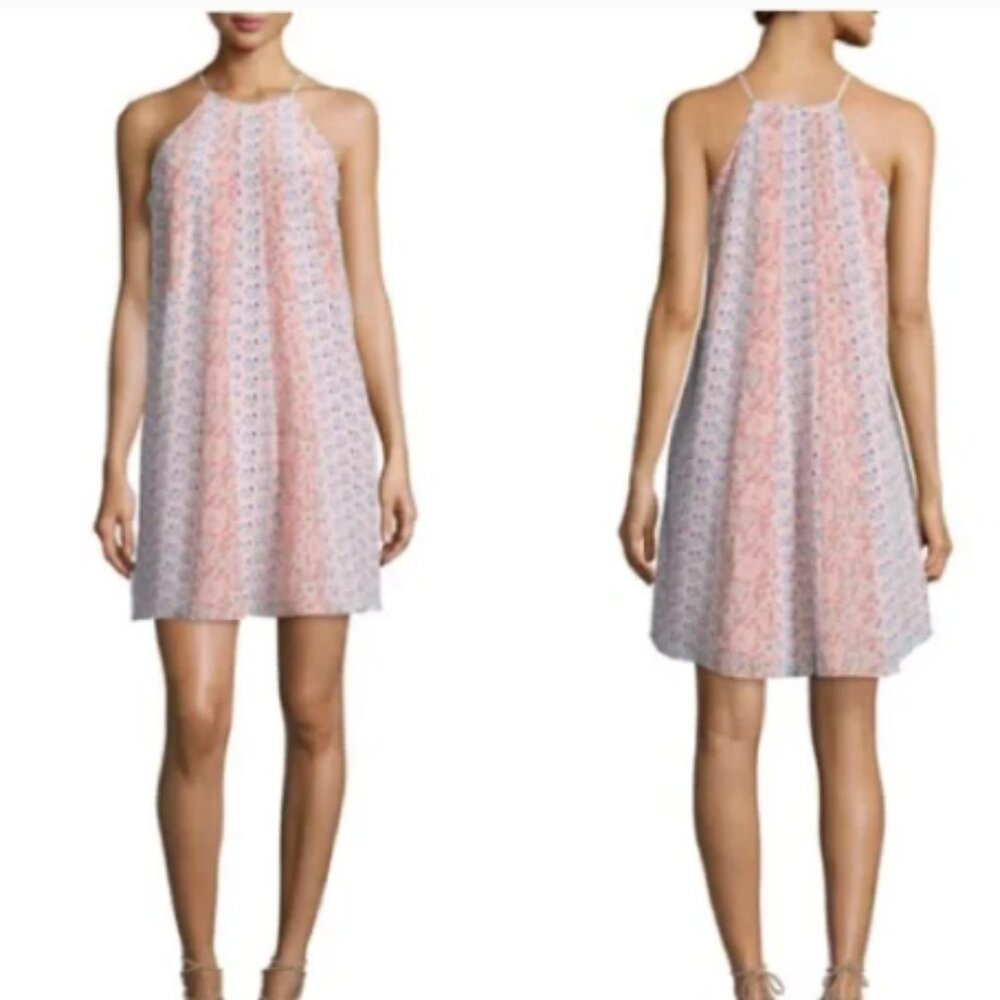 Rebecca Taylor Amanda Floral Silk Cami Shift Mini Dress